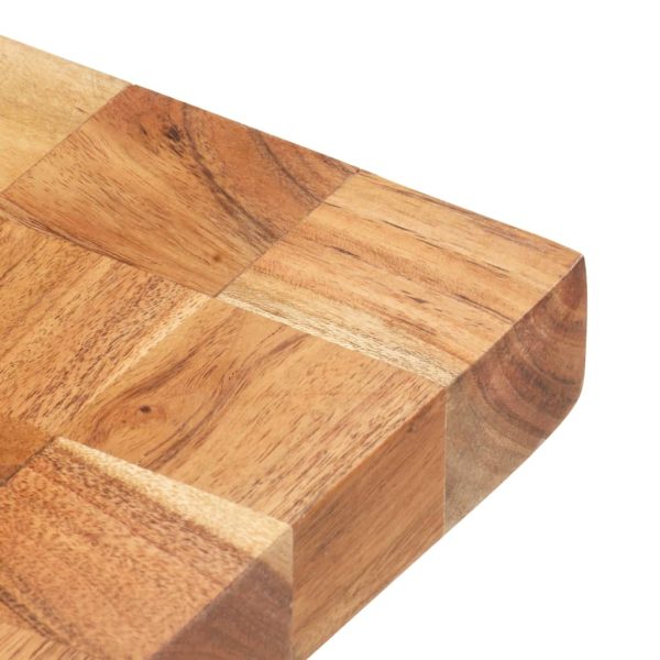 Chopping Board Solid Acacia Wood – 40x30x3.8 cm