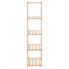 5-Tier Storage Racks 2 pcs 80x38x170 cm Solid Wood Pine 250 kg