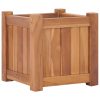 Raised Bed Solid Teak Wood – 30x30x30 cm