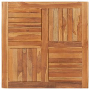 Table Top Solid Teak Wood Round – 90x90x2.5 cm