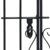 Ornamental Garden Gate Wrought Iron – 122×20.5×100 cm