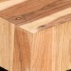 Castleton Side Tables 2 pcs Solid Acacia Wood