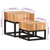 Castleton Side Tables 2 pcs Solid Acacia Wood