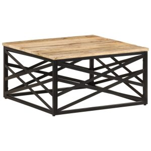 Coffee Table 68x68x35 cm Solid Mango Wood