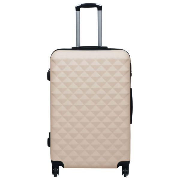 Hardcase Trolley Set 2 pcs Gold ABS