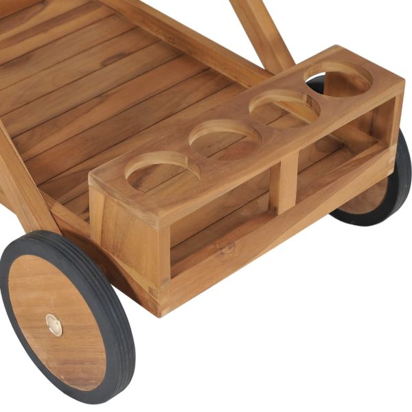 Tea Trolley Solid Teak Wood