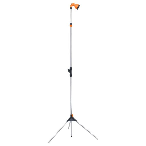 Garden Shower with Tripod 221 cm Aluminium