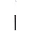 Garden Solar Shower Black 215 cm 8 L