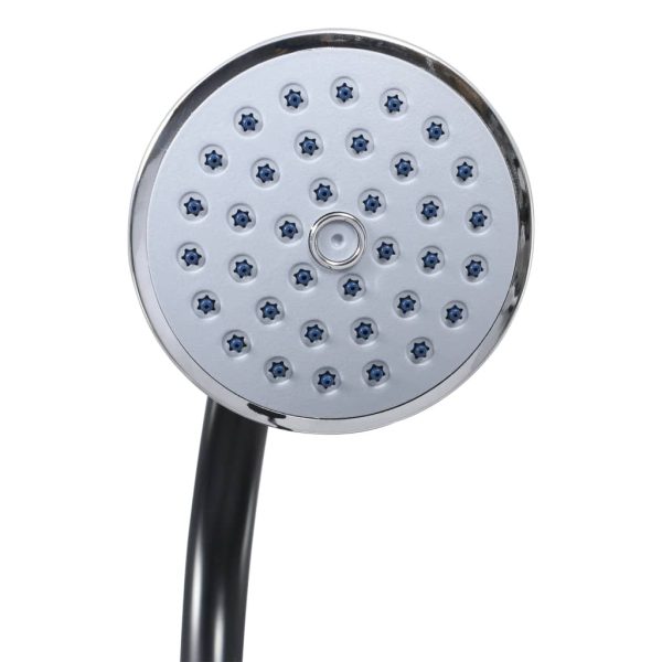 Garden Solar Shower Black 215 cm 8 L