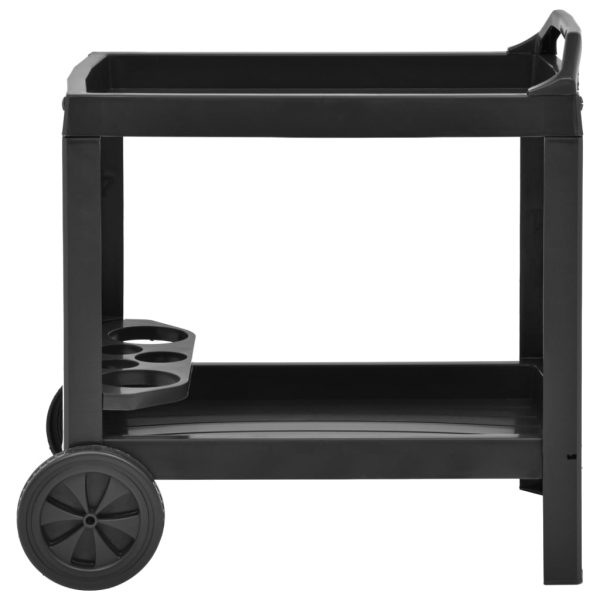 Beverage Cart Anthracite 69x53x72 cm Plastic