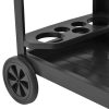 Beverage Cart Anthracite 69x53x72 cm Plastic