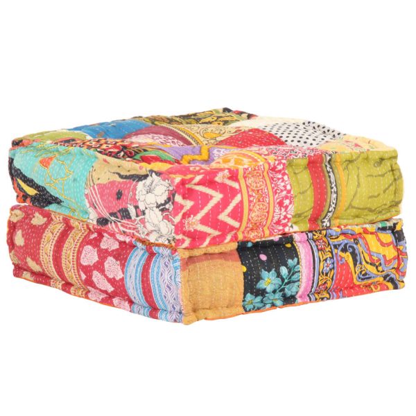 Coatbridge Pouffe 60x70x36 cm Patchwork Fabric