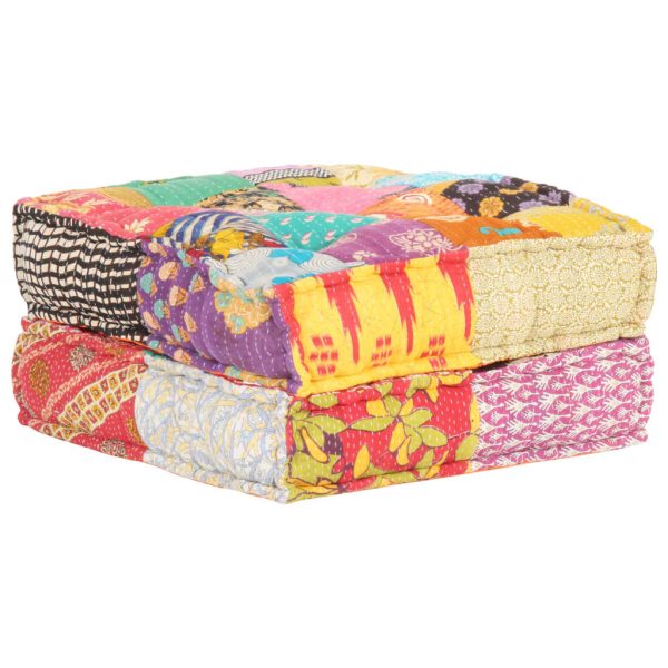 Coatbridge Pouffe 60x70x36 cm Patchwork Fabric