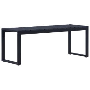 Garden Bench PS Board Black