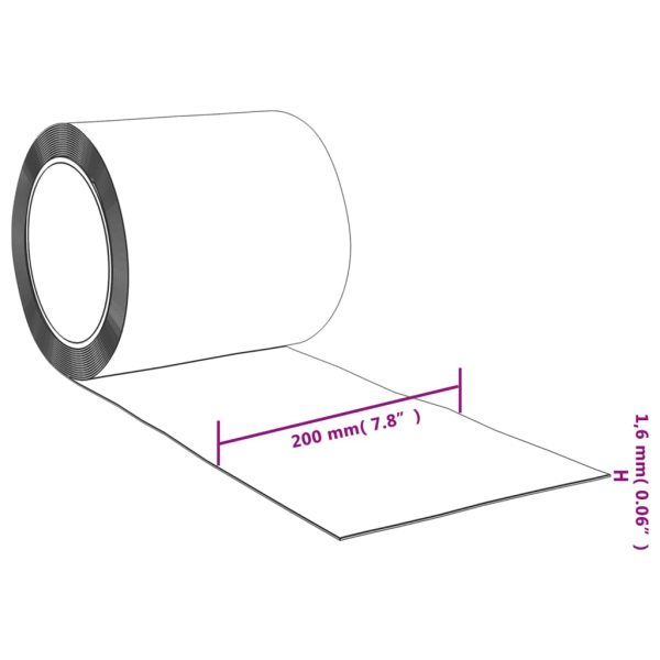 Strip Curtain Roll PVC 25 m – 2×200 mm