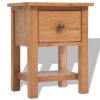 Glenville Nightstands 2 pcs 36x30x47 cm Solid Oak Wood