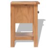 Glenville Nightstands 2 pcs 36x30x47 cm Solid Oak Wood