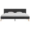 Altona Bed Frame Grey Fabric 183×203 cm King Size