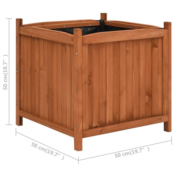 Raised Beds 2 pcs 50x50x50 cm Firwood