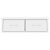 Wall-mounted Drawer Shelf High Gloss White 60x26x18.5 cm Chipboard