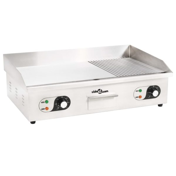 Electric Griddle Stainless Steel 4400 W 71x43x23,5 cm