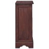 Chest of Drawers Classical Brown Solid Mahogany Wood