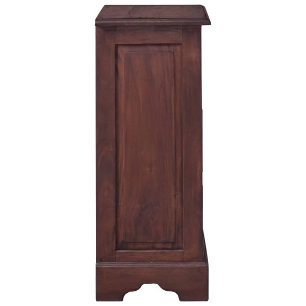 Chest of Drawers Classical Brown Solid Mahogany Wood