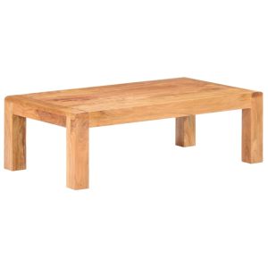 Coffee Table 110x60x35 cm Solid Acacia Wood in Sheesham Finish