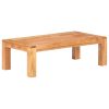 Coffee Table 110x60x35 cm Solid Acacia Wood in Sheesham Finish