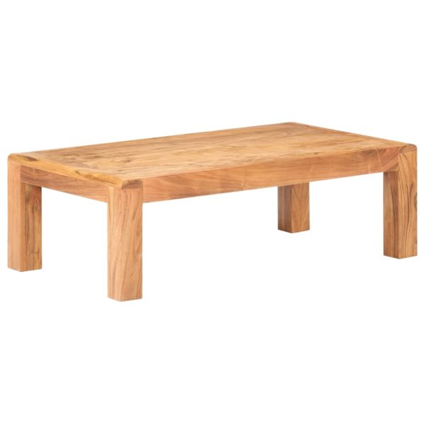 Coffee Table 110x60x35 cm Solid Acacia Wood in Sheesham Finish