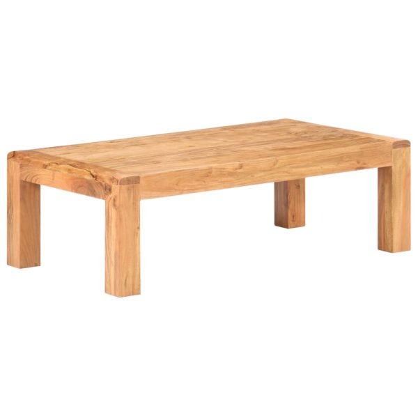 Coffee Table 110x60x35 cm Solid Acacia Wood in Sheesham Finish