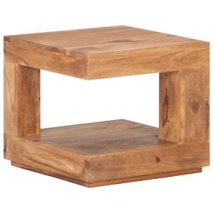 Coffee Table 45x45x40 cm Solid Sheesham Wood