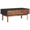 Coffee Table 90x50x40 cm Solid Acacia Wood and MDF