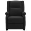 Massage Chair Black Faux Leather