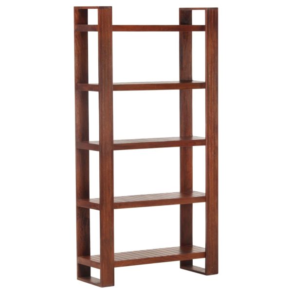 Book Cabinet Honey Brown 85x30x166 cm Solid Acacia Wood