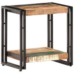 Sycamore Side Table 40x30x40 cm – Solid Reclaimed Wood