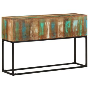 Console Table 120x30x75 cm – Solid Reclaimed Wood