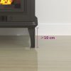 Fireplace Glass Plate – 80×50 cm