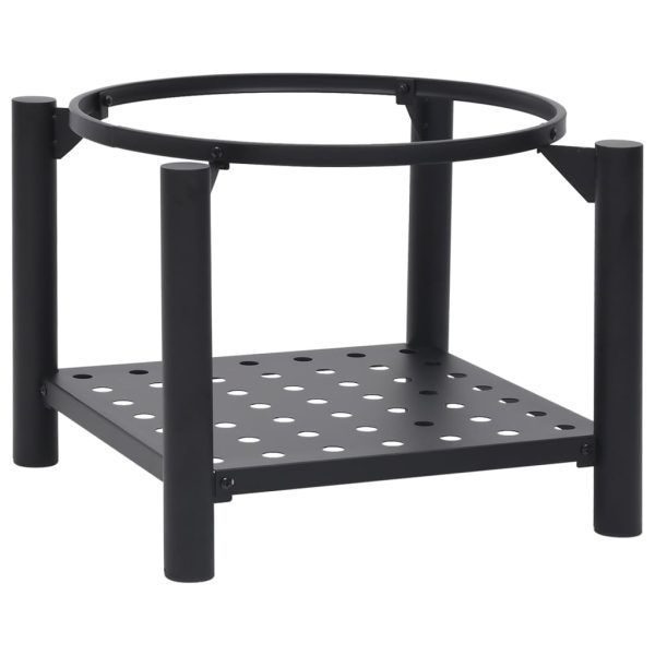 Fire Pit with Poker 54x54x55 cm Steel