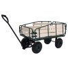 Garden Hand Trolley Metal and Wood 250 kg