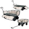 Garden Hand Trolley Metal and Wood 250 kg