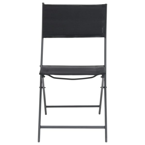 Folding Outdoor Chairs Steel and Textilene – 2