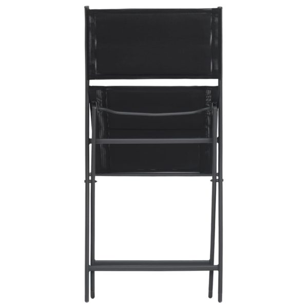 Folding Outdoor Chairs Steel and Textilene – 2