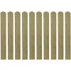 Impregnated Fence Slats 10 pcs Wood – 80 cm