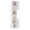 3 Piece Bathroom Furniture Set Engineered Wood – White