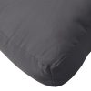 Pallet Cushions 2 pcs Anthracite Fabric