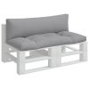 Pallet Cushions Polyester – Grey, Middle Sofa