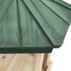 Bird Feeder Octagon Solid Firwood 33×30 cm