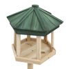 Standing Bird Feeder Solid Firwood 33×106 cm