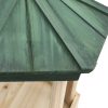 Standing Bird Feeder Solid Firwood 33×106 cm